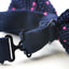 Mens Navy With Pink Knitted Bow Tie