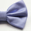 Mens Lavender Plain Coloured Checkered Bow Tie