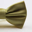 Mens Honey Yellow Plain Coloured Checkered Bow Tie