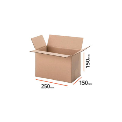 30x Cardboard Boxes 250x150x150mm Carton Box Small Moving Packing Storage Mail
