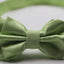 Mens Lime Diamond Shaped Checkered Bow Tie