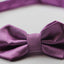 Mens Light Purple Diamond Shaped Checkered Bow Tie