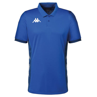 Kappa Mens Deggiano Performance Soccer Royal Blue Polo Shirt