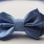 Mens Cornflower Blue Diamond Shaped Checkered Bow Tie