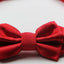 Mens Red Orange Diamond Shaped Checkered Bow Tie