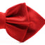 Mens Red Orange Diamond Shaped Checkered Bow Tie