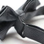 Mens Gunmetal Diamond Shaped Checkered Bow Tie