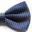 Mens Light Blue Polka Dot Patterned Bow Tie