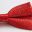 Mens Red Sparkly Glitter Patterned Bow Tie