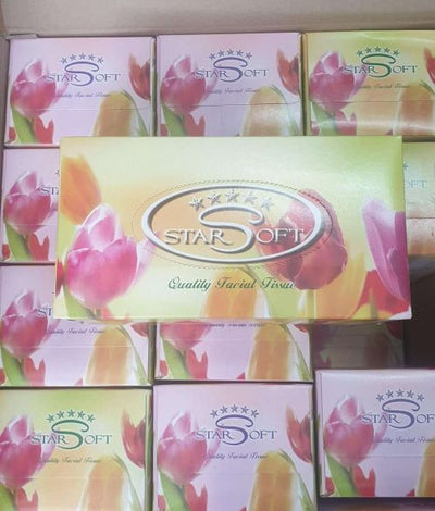 36 X Quality Tissue Boxes - 180 Facial Tissues 2 Ply