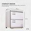 36L White UV Electric Towel Warmer Steriliser Cabinet Beauty Spa Heat Sanitiser