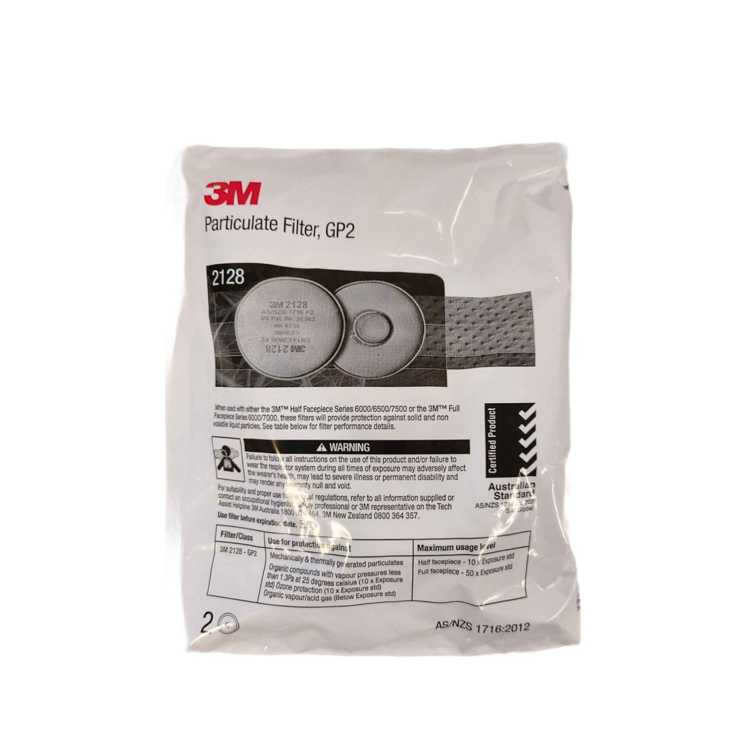 3M Welding Respirator Kit GP2 Filter Reusable Half Face Fume Mask Medium 6000