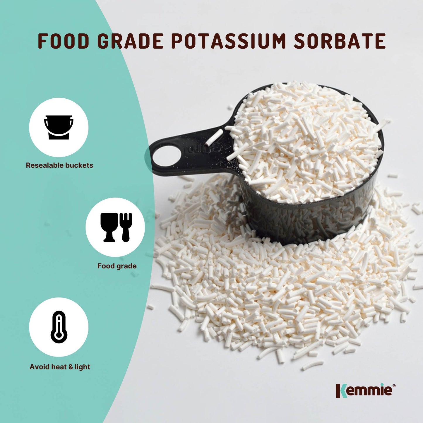 500g Potassium Sorbate Granules Food Grade Preservative Cosmetics Brew Skin E202