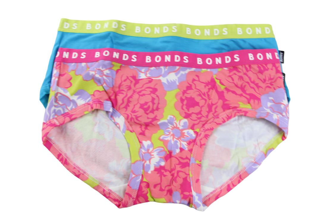 4 Pairs X Bonds Womens Hipster Boyleg Underwear Briefs 50K