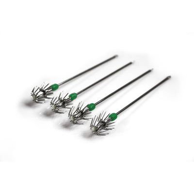 4 x 150mm Metal Squid Spike Jigs Stainless Steel Extra Large Dual Hook 25mm