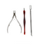 4 x 3 Piece Manicure Set Cuticle Cutter Nail Trimmer Nipper Pedicure Pack