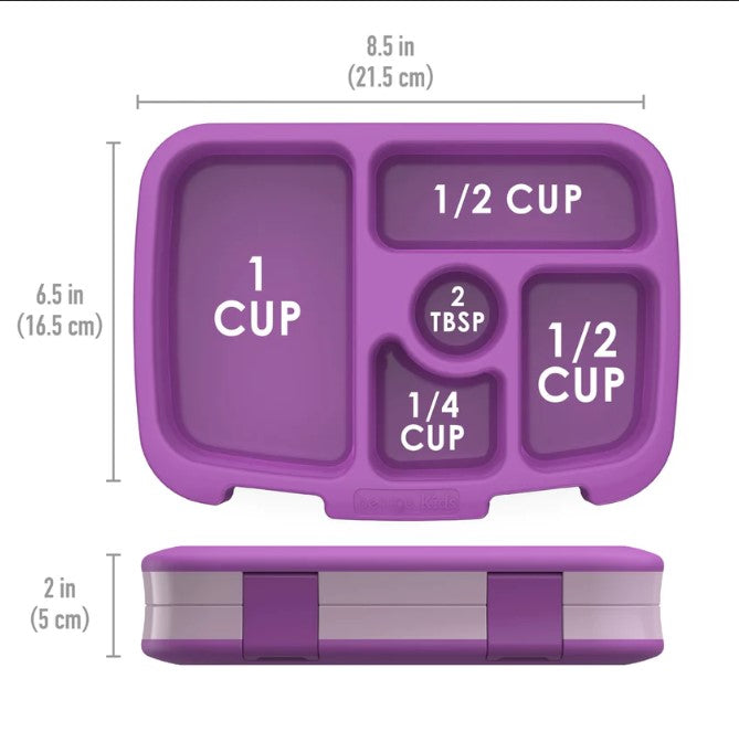 4 x Bentgo Kids Lunch Box Container Storage Purple