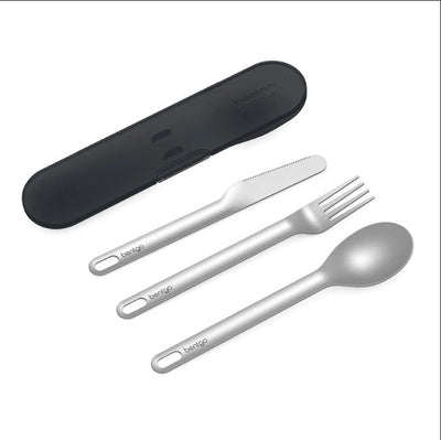 4 x Bentgo Ss Utensil Set Cutlery Carbon
