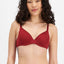 4 x Berlei Womens Barely There Bra Burnt Maroon / Dusty Pink