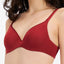 4 x Berlei Womens Barely There Bra Burnt Maroon / Dusty Pink