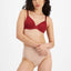 4 x Berlei Womens Barely There Bra Burnt Maroon / Dusty Pink