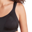 4 x Berlei Womens Extreme Impact Non-Contour Crop Sports Bra - Black