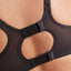 4 x Berlei Womens Extreme Impact Non-Contour Crop Sports Bra - Black