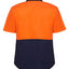 4 x Hard Yakka Core Hi Vis 2 Tone Short Sleeve Lightweight Vented Shirt - Orange
