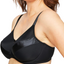 4 x Hestia Womens Classic Minimiser Non-Contour Black Underwire Bra