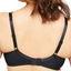 4 x Hestia Womens Classic Minimiser Non-Contour Black Underwire Bra