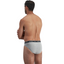 4 x Jockey Elastic Cotton Brief Underwear Black / Grey Undies