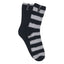 4 x Mens Bonds Super Soft Crew Socks Marshmallow Home Black Grey & Blue Aqua
