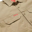 4 x Mens Hard Yakka Flex Ripstop Long Sleeve Shirt Work Wear Khaki Y04305