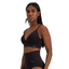 4 x Womens Jockey Skimmies Bralett Black Lightweight Bra