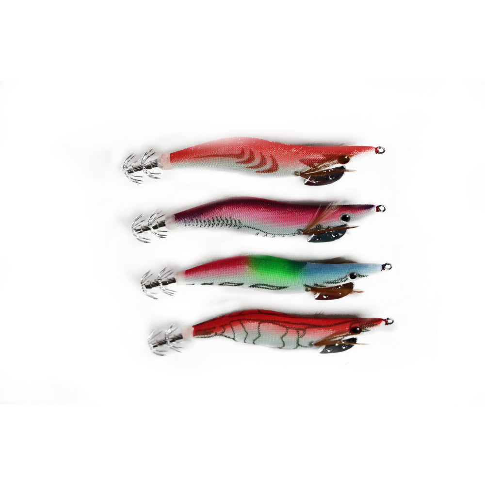 40 X Squid Jigs Lure 3.0 Egi Glow Tail Tackle Calamari Squid Jig Fishing Lures