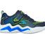 Kids Skechers Erupters Iv Navy/Lime Boys Light Up Trainers