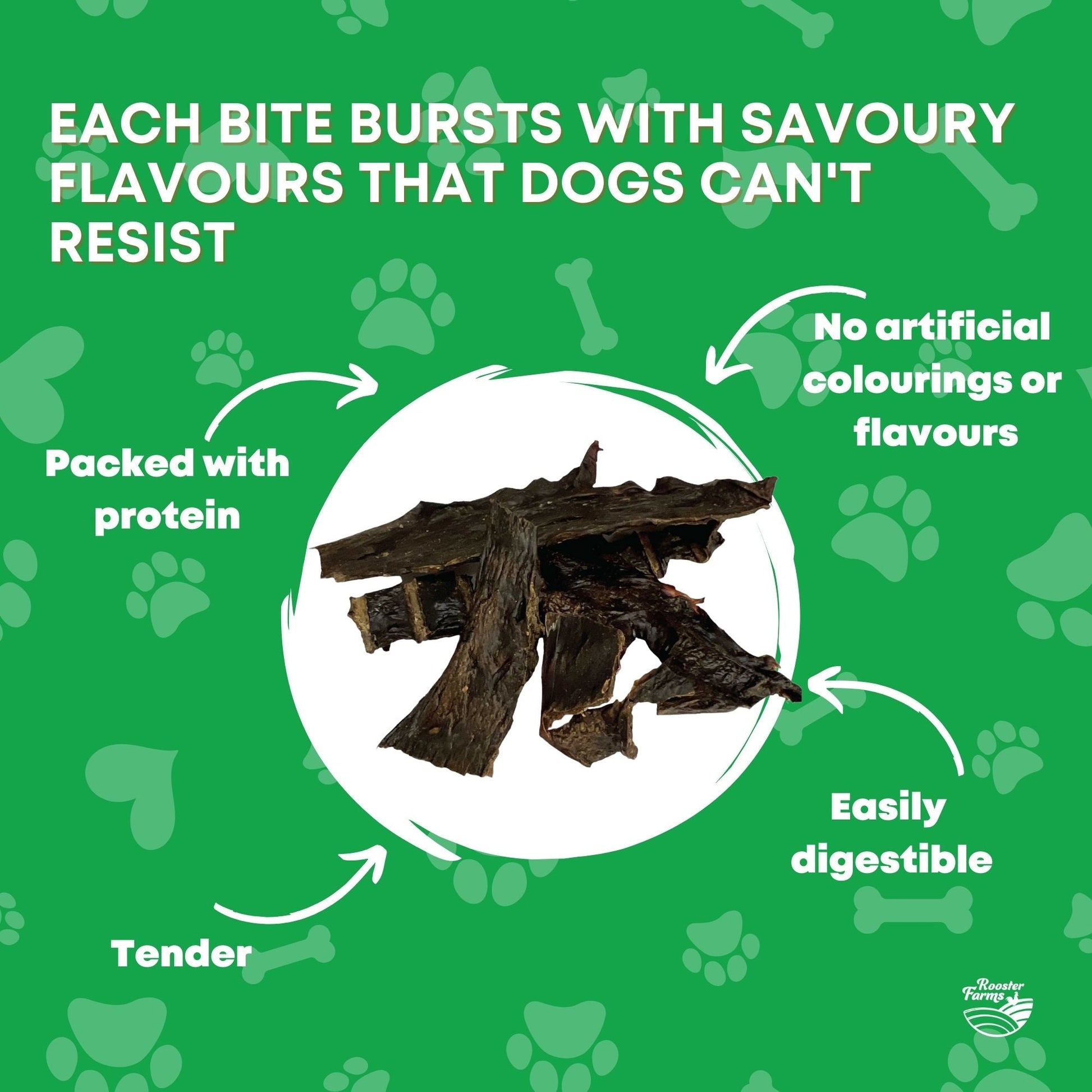 400g Dog Treat Beef Liver Pieces - Dehydrated Australian Healthy Puppy Chew