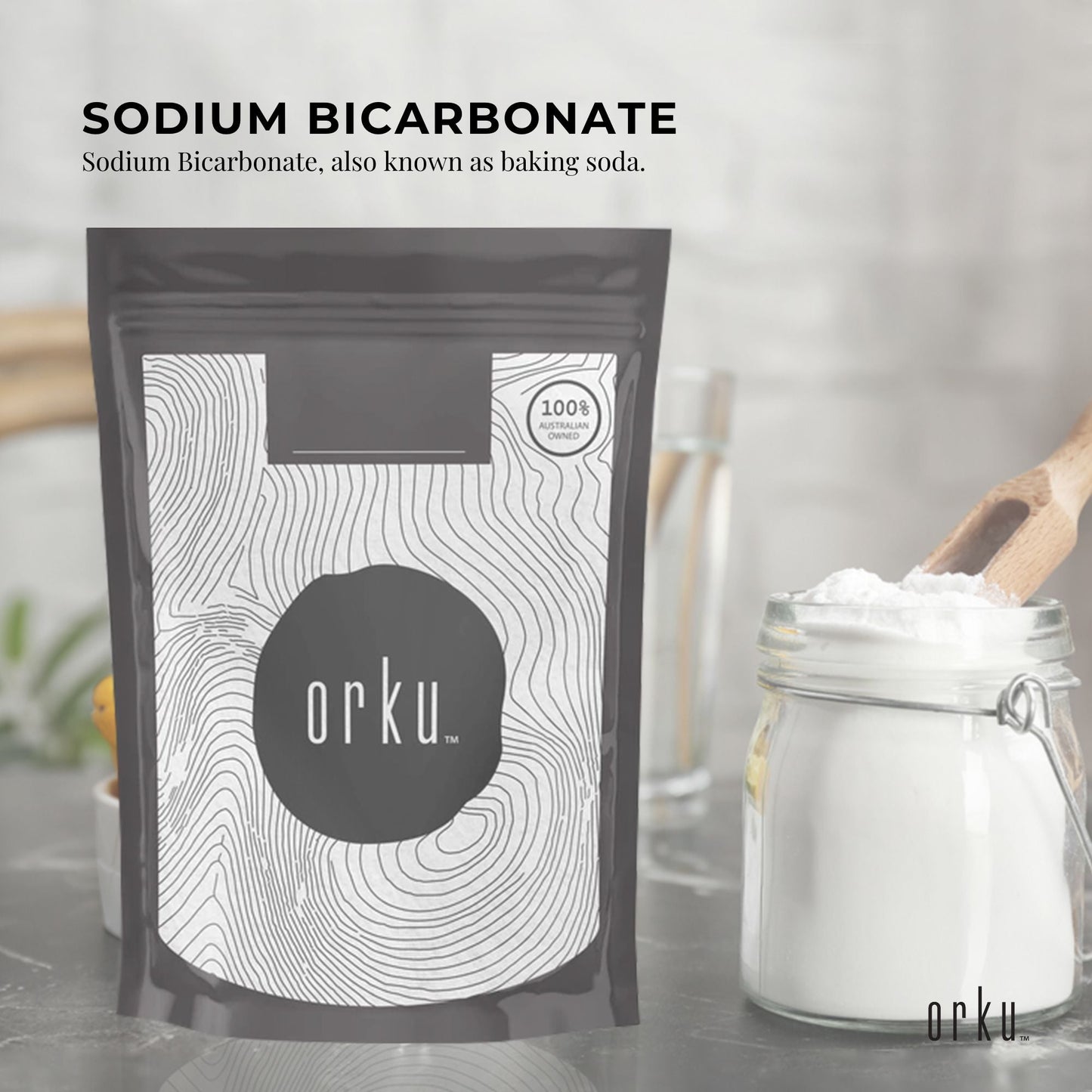 400g Sodium Bicarbonate - Food Grade Bicarb Baking Soda Hydrogen Carbonate