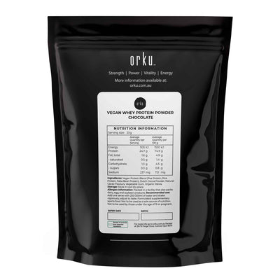 400g Vegan Whey Protein Powder Blend - Chocolate Plant WPI/WPC Supplement