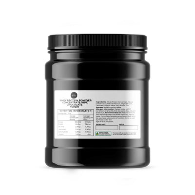 400g Whey Protein Powder Concentrate - Chocolate Shake WPC Supplement Jar