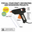 40w Hot Glue Gun Handy Hardware SAA RCM Craft Adhesive 2x 11mmx100mm Sticks