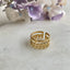 Crowning jewels ring - Gold Plated Tarnish Free Jewellery