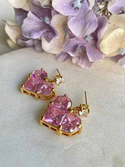 Be still my beating heart earrings - Gold Plated Tarnish Free Jewellery