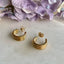 Layered hoop earring - Gold Plated Tarnish Free Jewellery