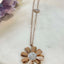 Flowers for you necklace - rose gold