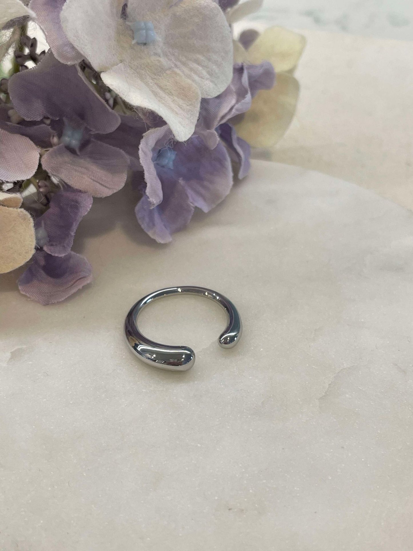 Geometric silver ring – Tarnish Proof Jewellery