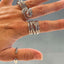 Woven silver ring - size 8 – Tarnish Proof Jewellery