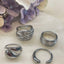 Woven silver ring - size 8 – Tarnish Proof Jewellery