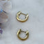 A solid hoop (gold) Tarnish Proof Jewellery
