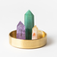 Aries Crystal Trio - Green Aventurine, Amethyst + Citrine